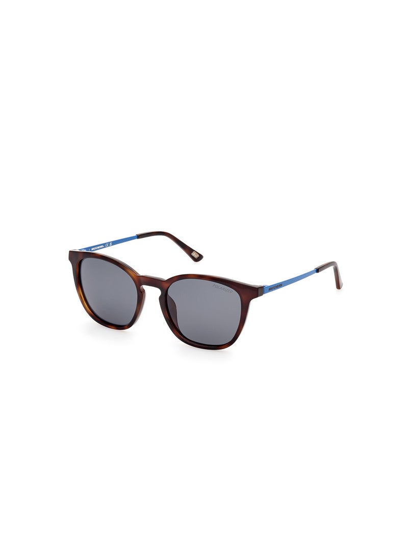 SKECHERS Men's Polarized Round Sunglasses - SE628352D50 - Lens Size: 50 Mm - Image 1