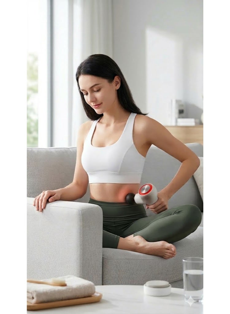 جهاز مساج فاشيا 2 في 1 موديل YX-750 – مسدس مساج للعضلات مع خاصية التسخين - Image 2