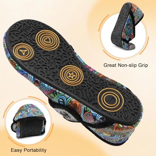 Scurtain Fuzzy Women's Bedroom Slippers - Soft, Plush, Warm, Non-Slip, Washable, Slide Slippers with Hard Bottom - Image 5