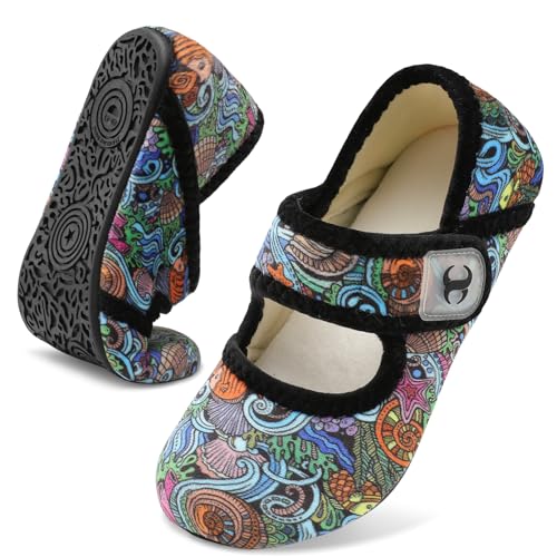 Scurtain Fuzzy Women's Bedroom Slippers - Soft, Plush, Warm, Non-Slip, Washable, Slide Slippers with Hard Bottom - Image 1