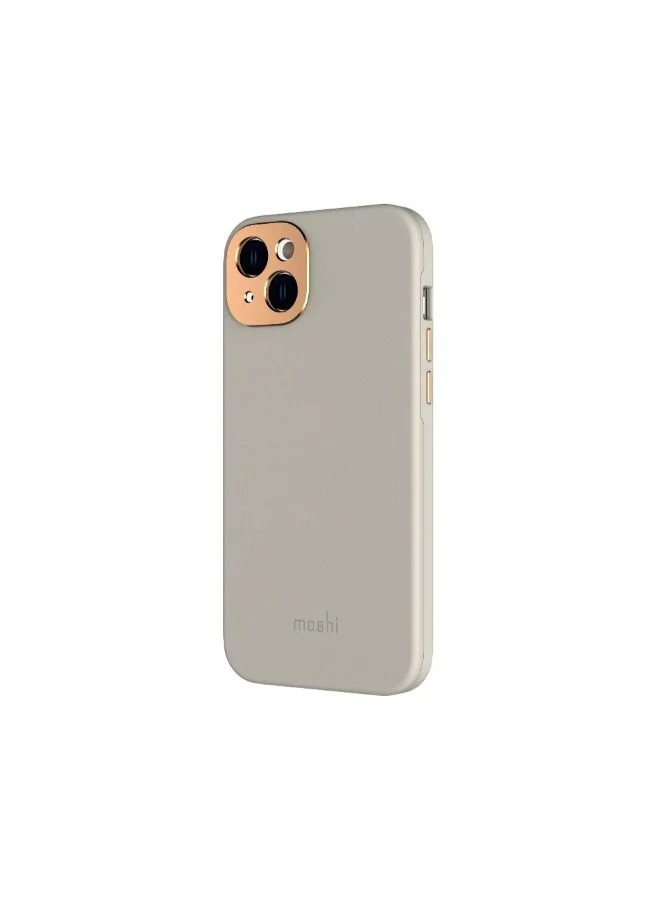 Moshi Moshi NAPA Apple iPhone 14 Plus 6.7" Case with MagSafe & Cam Cover - Serene Gray