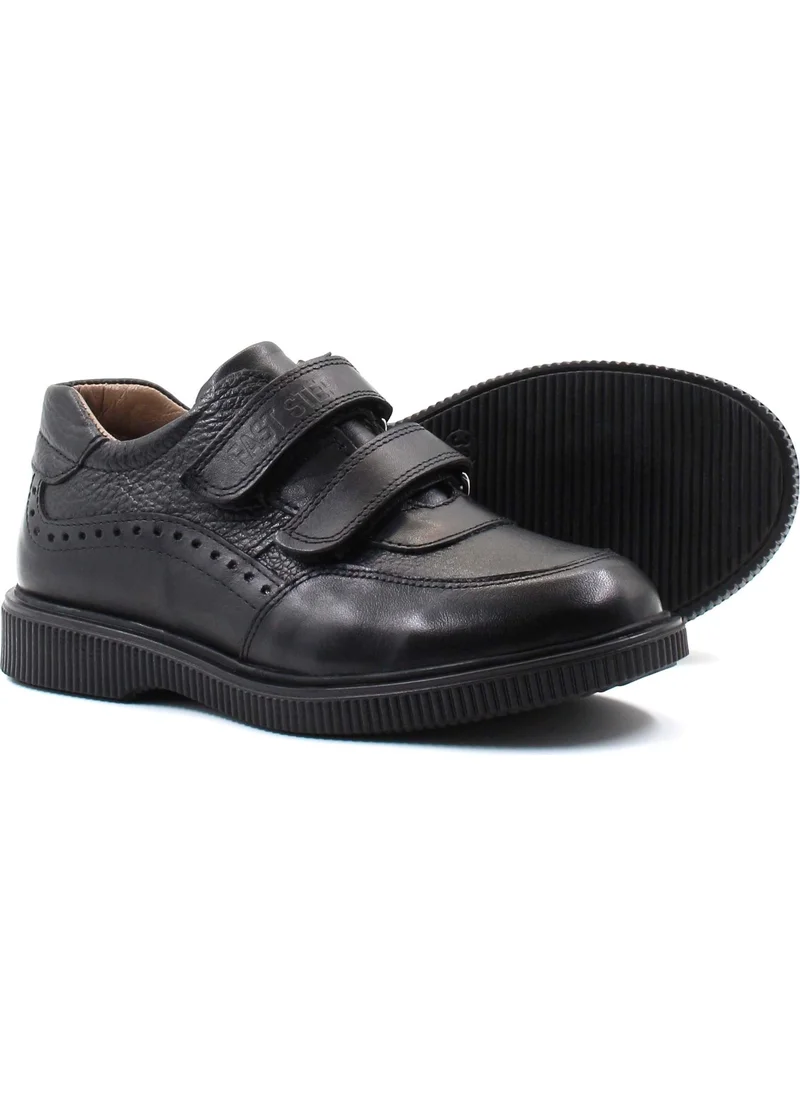 Fast Step Leather Boy Casual Shoes 006Xa0014