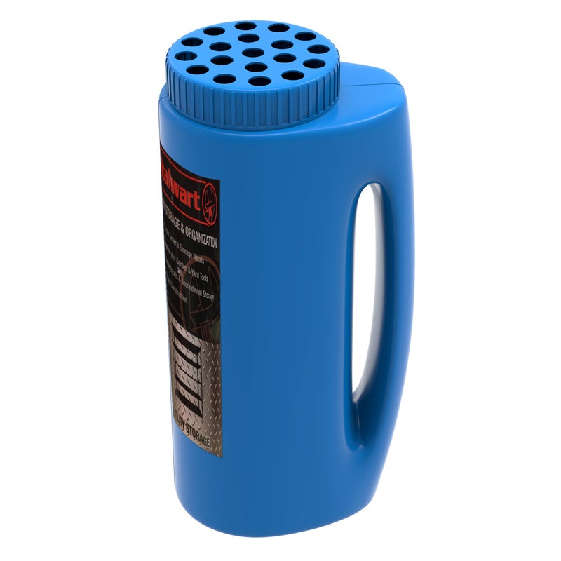 Stalwart Stalwart 82-YJ487 Spreader, Salt and Seed Spreader, Also for Fertilizer, Deicing/Ice Melt By Stalwart (Multipurpose Tool for Lawn Garden and Yard) (Blue), 5.5" (L) x 3.5"(W) x 10.5" (H)  - Image 1