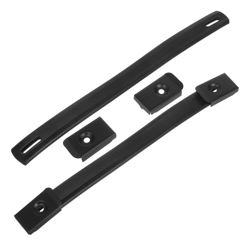 2PCS Replacement Luggage Strap Handle With Iron Buckle Black - Image 2