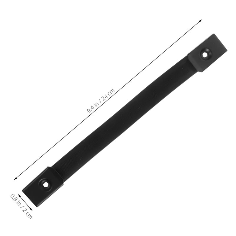 2PCS Replacement Luggage Strap Handle With Iron Buckle Black - Image 3