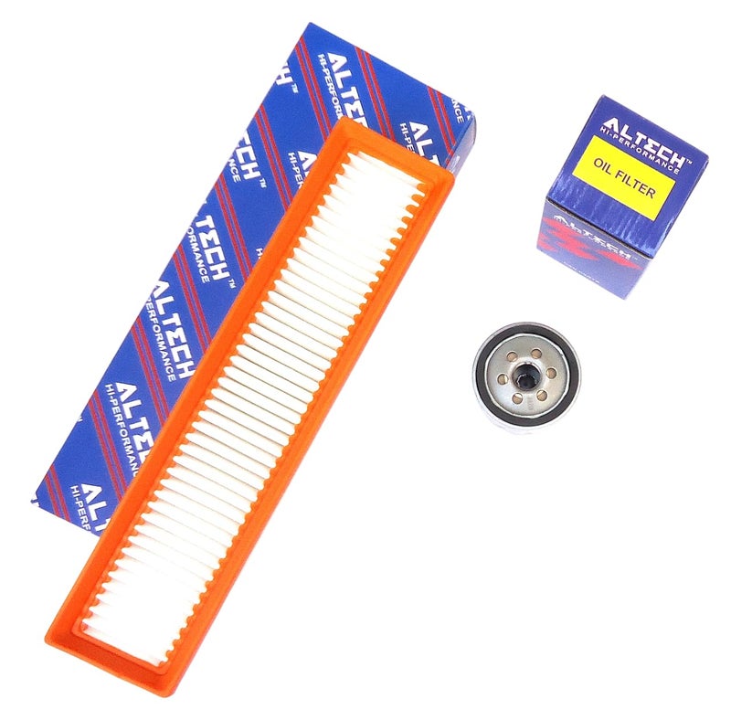 ALTECH HI-PERFORMANCE AIR FILTER + OIL FILTER SET FOR NISSAN MICRA 1.5L DIESEL (2010 TO 2018) - Image 1