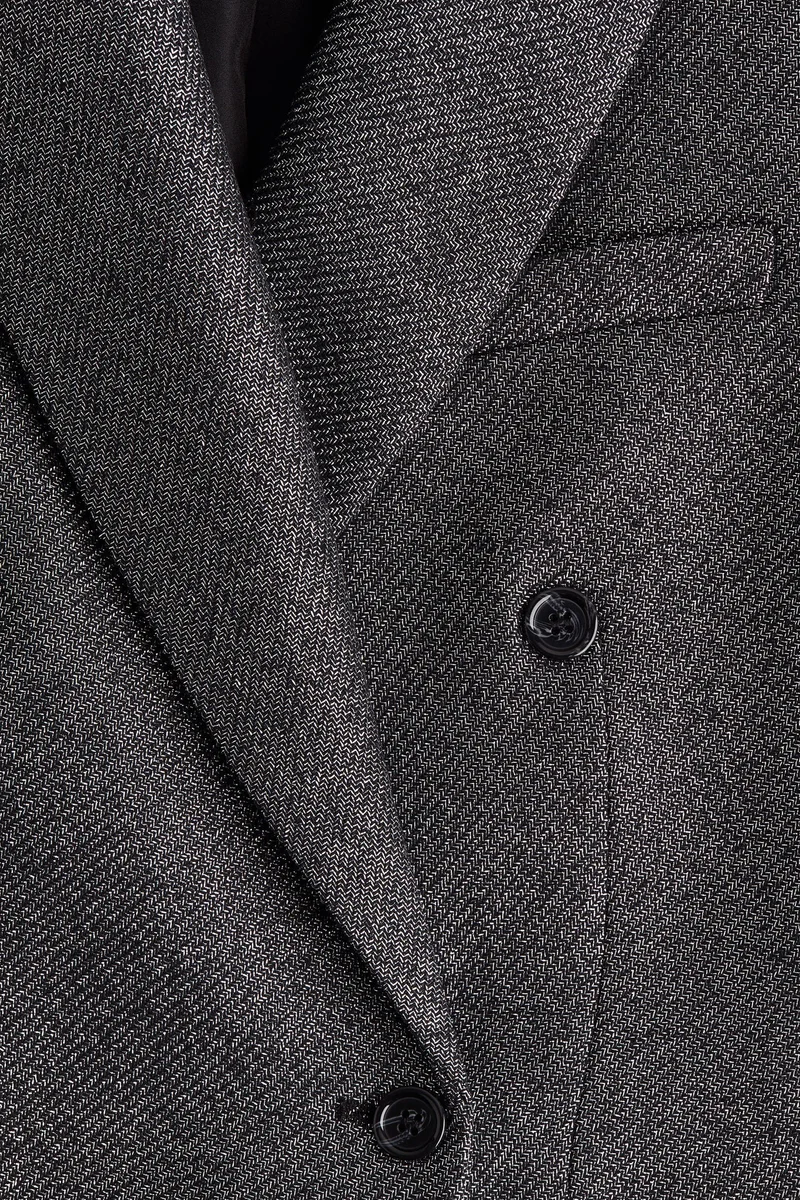 H&M Wool-blend glittery blazer