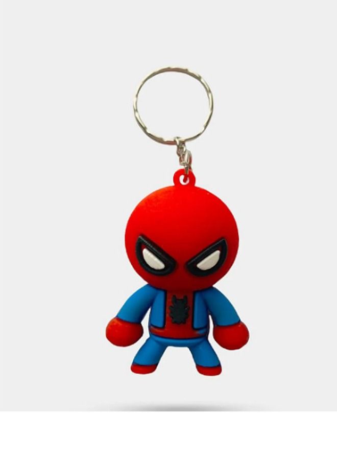 Cartoon keychain distinctive accessory keychain with the character of Spider-Man suitable for the car wallet and bag beautiful creative gift - Image 2
