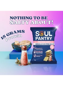 Soul Pantry Soul Pantry Chips Don’t Lie Bundle – High Protein Chips with Protein-Packed Crunch, Low-Calorie Vegan Snack, Himalayan Pink Salt, Peri Peri, Cheese & Garlic (Variety Pack 6, 3 Flavors)  - Image 3
