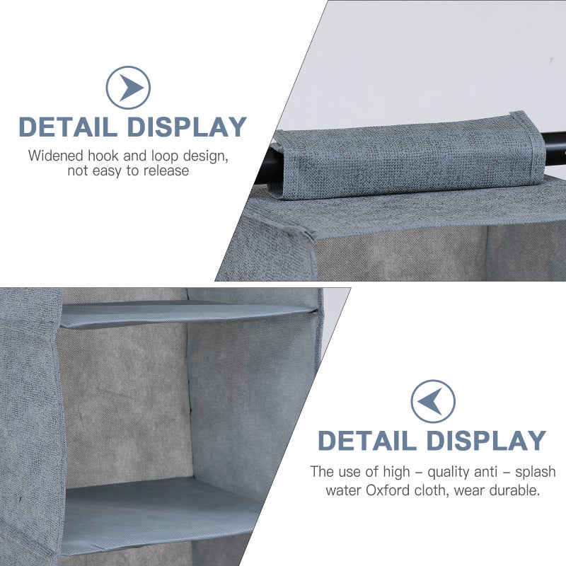 Portable Clothes Closet Wardrobe with Drawer Storage Case Hanging Closet - Image 3