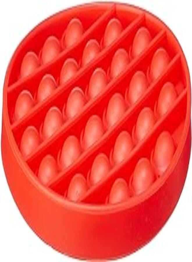 Pop it bubble sensory fidget toy autism stress relief silent classroom special needs stress reliever - Red
