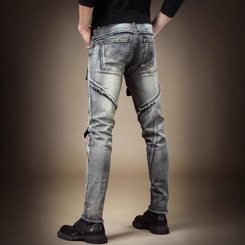 Unisex Classic Denim Jeans Loose Fit Daily Outdoor Wear - Image 4