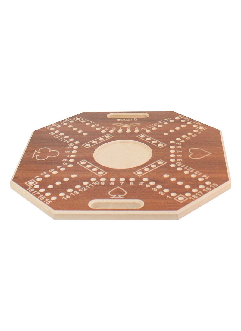 QUTOOB Jackaroo Game - 4 Player Jackaroo Board Game With 1 Deck Of Cards And 16 Marbles - portable easy to carry and durable, board games for family, adults, Youth, Kids, and Friends, Jakaro Game  - Image 4