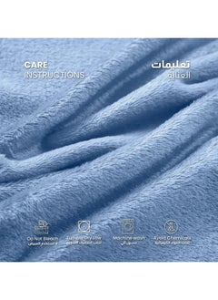 T G H Flannel Fleece Single Size 160x220cm for All Season Fluffy Blanket Warm Bed Blanket Throw for Sofa & Bed Comfortable and Soft Blanket  - Image 3