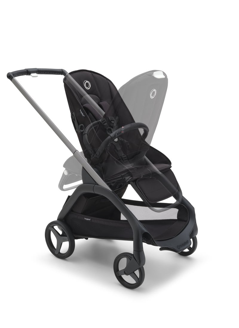 Bugaboo - Dragonfly Stroller - Midnight Black/Skyline Blue - Image 1