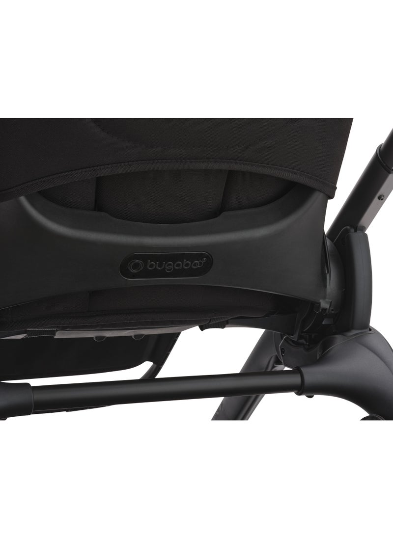 Bugaboo - Dragonfly Stroller - Midnight Black/Skyline Blue - Image 1