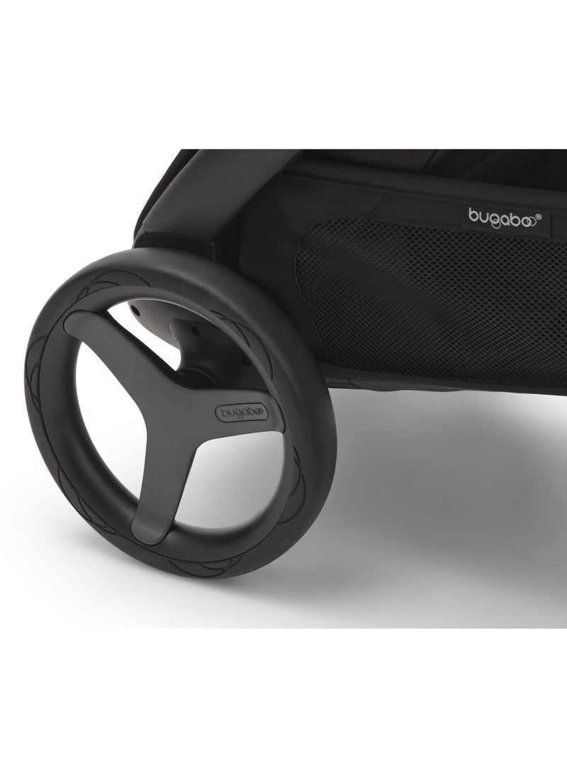 Bugaboo - Dragonfly Stroller - Midnight Black/Skyline Blue - Image 1