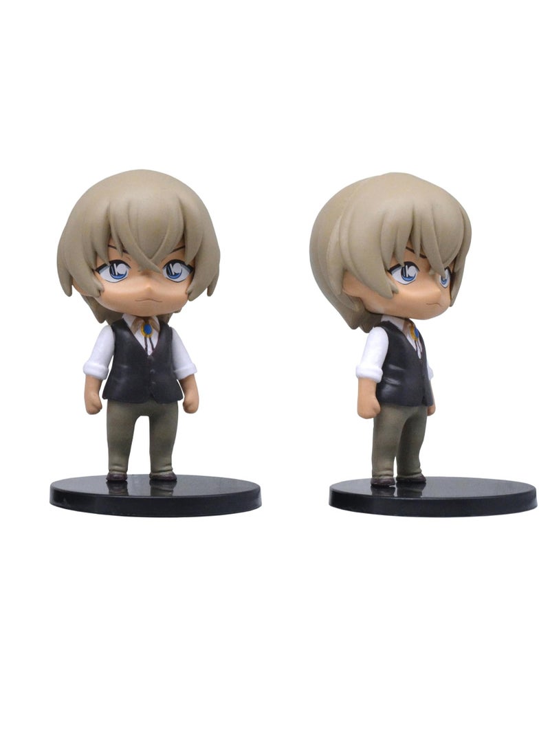 General - Animation character Akai Xiuyi figure, Edogawa Conan figure, Monster Thief Kidd figure set 6 (9-12cm) - Image 1