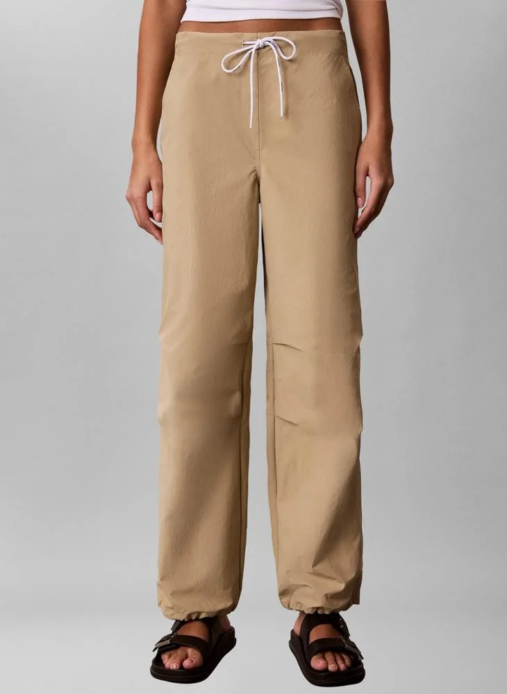 Calvin Klein Jeans Relaxed Soft Nylon Trousers