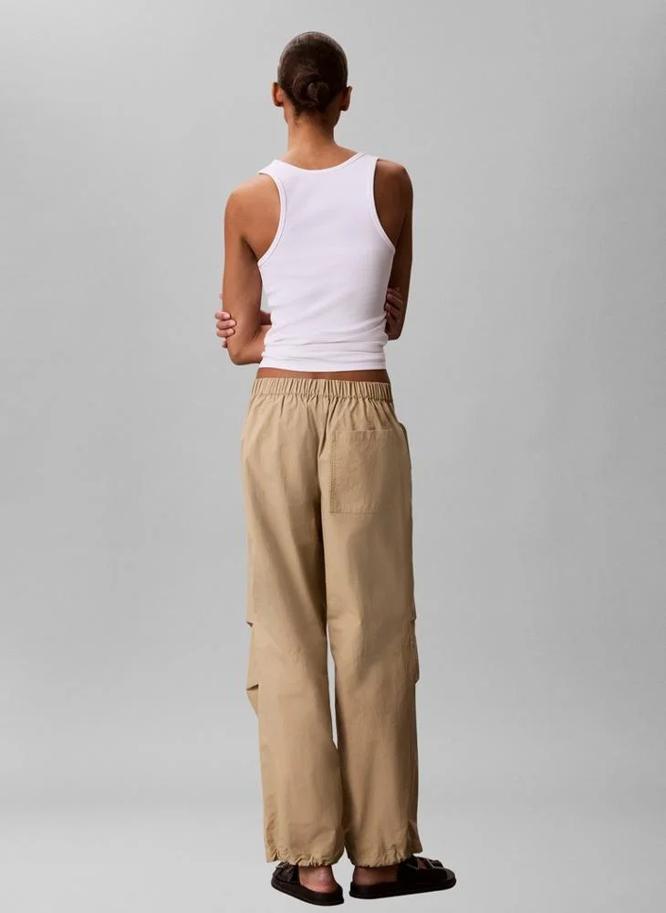 Calvin Klein Jeans Relaxed Soft Nylon Trousers
