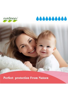 nateen Nateen Disposable Incontinence Underpad, 60 x 90 cm,10 Pieces,High Absorbency Mats,Super Absorbent Bed Pads for Mattress Furniture Sofa Chair Protector.  - Image 4