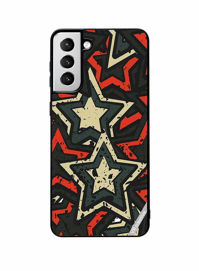 VR CREATIVE Protective Case Cover For Samsung Galaxy S22 Plus 5G Stars Design Multicolour - Image 1