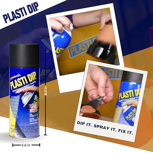 Plasti Dip Performix 11203-6PK Plasti Dip Black Multi-Purpose Rubber Coating Aerosol - 11 oz., (Pack of 6) - Image 5