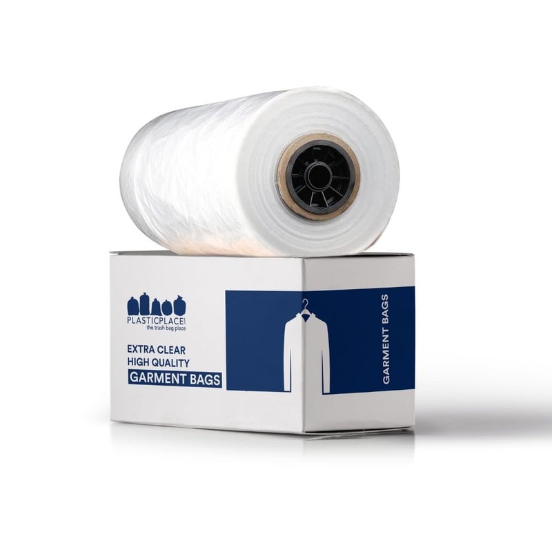 أكياس ملابس بلاستيكية شفافة 240 عد 72 × 21 × 7 لحماية الملابس من الغبار والأوساخ والتجاعيد والأضرار مثالية للفستان والتنظيف الجاف والتخزين والسفر بسحاب مصنوعة في الولايات المتحدة الأمريكية