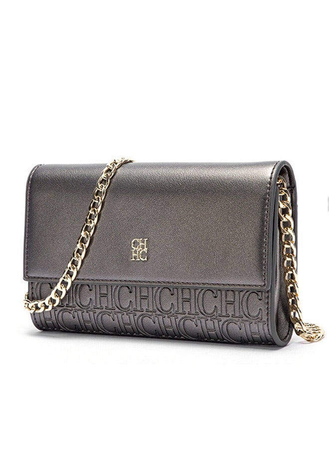 سي اتش سي اتش Women’s Minimalist Shoulder Bag with Exquisite Chain Design for Everyday Use Shopping and Gatherings - Image 1