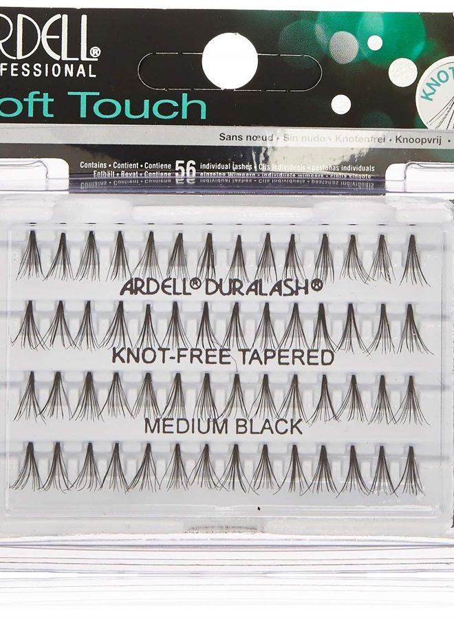Soft Touch Knot-Free Eyelash, Black, Medium