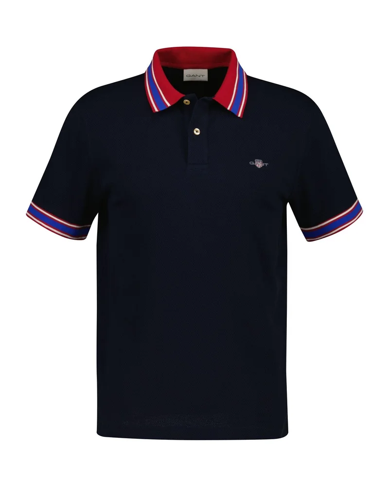 Gant Popcorn Texture Short Sleeve Polo
