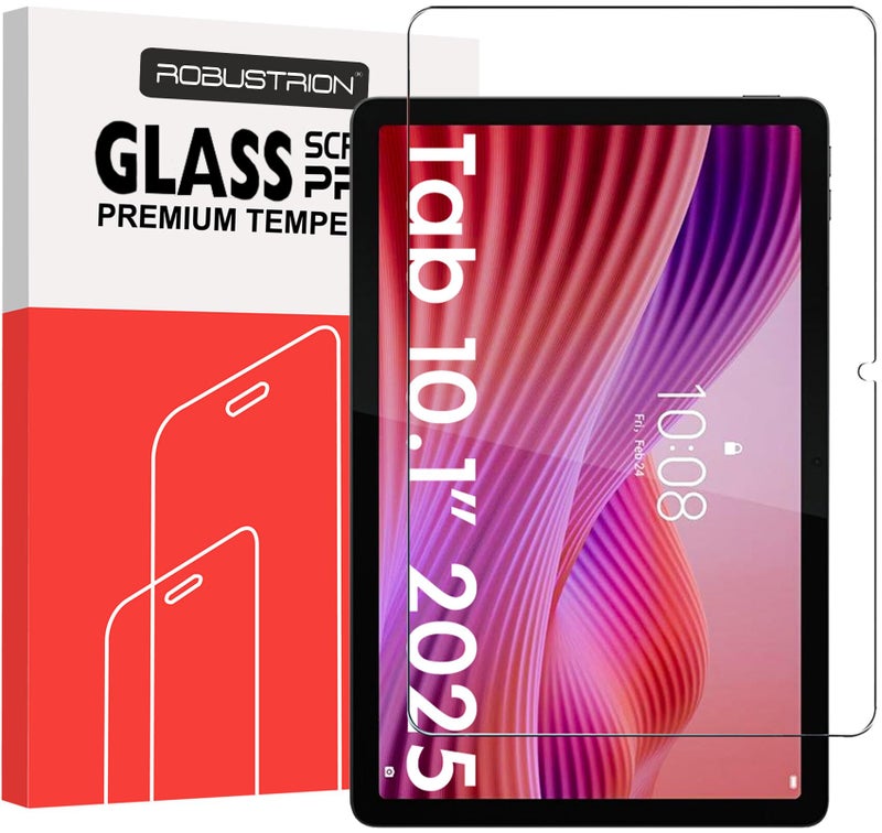 Robustrion Tempered Glass for Lenovo Tab 10.1" 2025 Screen Protector Guard for Lenovo Tab 10.1 inch Tablet TB-311FU/311XU - 1 Pack - Image 1
