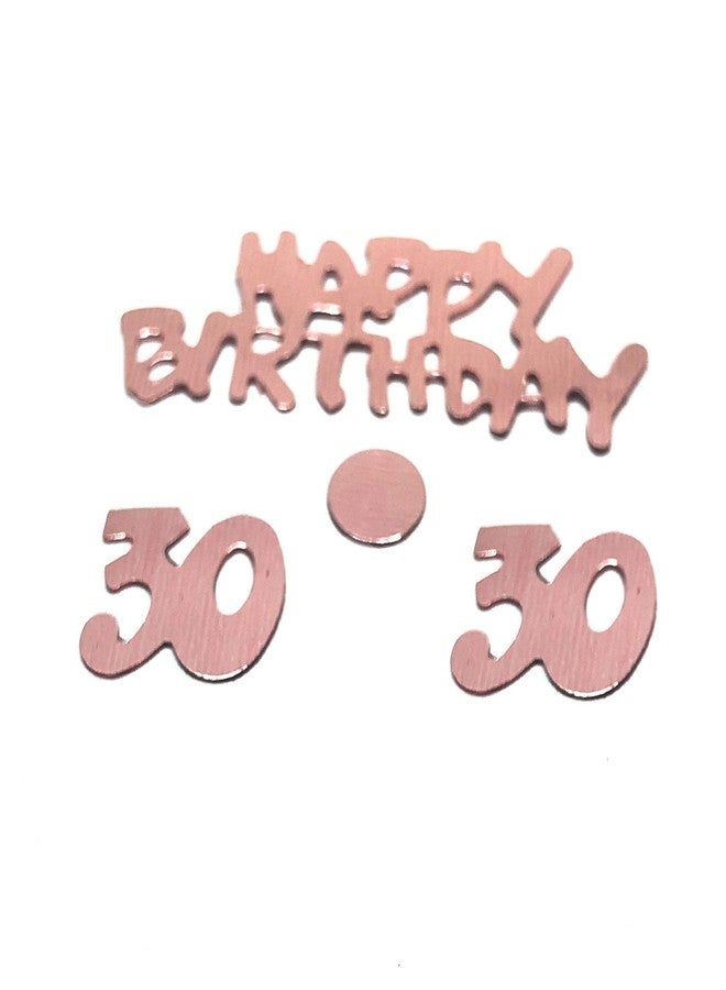 YouU 30th Rose Gold Happy Birthday Party Table Confetti - Twinkle Stars Foil Metallic Sequins Birthday Nursery Party Sprinkles Confetti Decorations 700pcs - Image 2