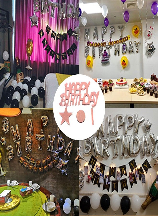 YouU 30th Rose Gold Happy Birthday Party Table Confetti - Twinkle Stars Foil Metallic Sequins Birthday Nursery Party Sprinkles Confetti Decorations 700pcs - Image 5
