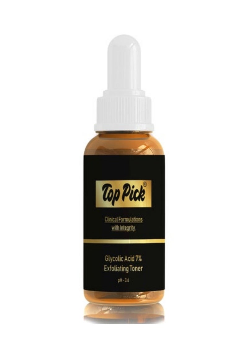 Top Pick Glycolic Acid 7% Exfoliating Toner 60ml 