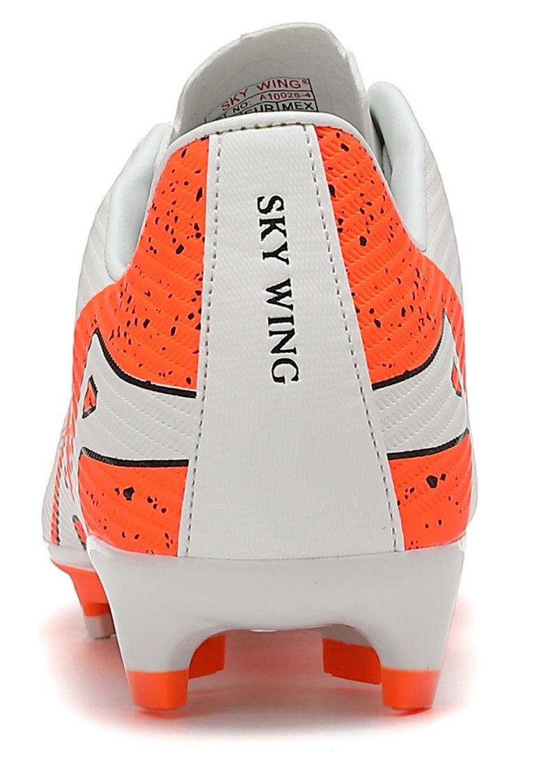 SKY WING Football Cleats Kid,Indoor Outdoor Low Top Soccer Shoes For Boy And Girl Lightweight Shock Resistant Training Boots Professional Turf Shoes Sport Athletic Ground Football Boots - Image 4