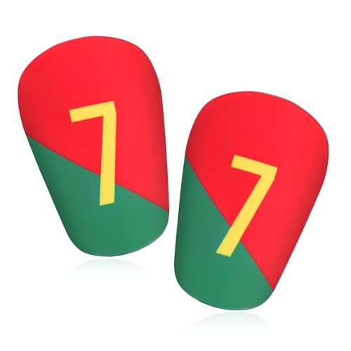 Flavizo Mini Shin Guards for Kid, Lightweight Small Shin Pads Protective Gear for Kids Youth, Comfortable Shinpad for Football Training Matches, Durable Sports Shin Guard - Image 1