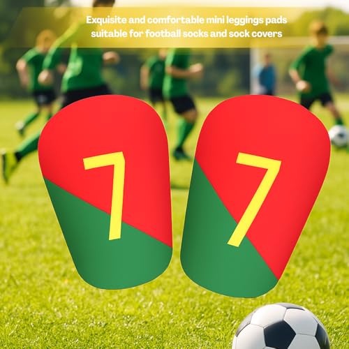 Flavizo Mini Shin Guards for Kid, Lightweight Small Shin Pads Protective Gear for Kids Youth, Comfortable Shinpad for Football Training Matches, Durable Sports Shin Guard - Image 5
