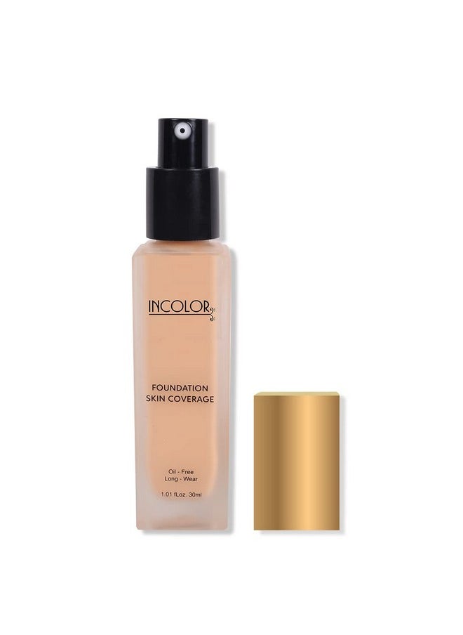 INCOLOR - Long Lasting Lightweight Natural Flawless Repair Face Makeup Liquid Matte Skin Coverage Foundation For Women (Shade No 2) - Image 1