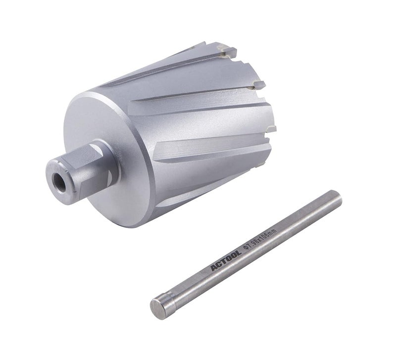 ACTOOL 2-5/16'' Diameter x 2'' Depth of Cut Carbide Tipped TCT ANNULAR Cutter with 3/4'' Weldon Shank - Image 4