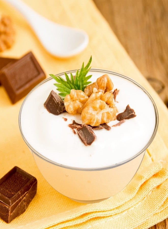 Nuogo 300 Pieces Clear Mini Plastic Bowls 6 oz Disposable Hard Plastic Ice Cream Bowls Small Disposable Bowls for Serving, Weddings, Catering, Home, Parties or Event Party Supplies - Image 4