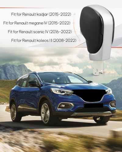 YUANTUO Auto Gear Shift Lever Knob Fit for Renault kadjarMegane IVScenic IVkoleos I II Replace 328652311R 349206625R - Image 3