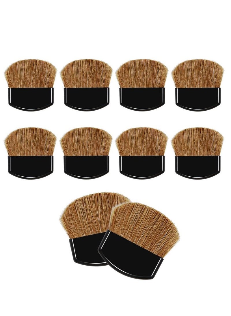 Y&D Diamond Painting Brush Tools 10 pcs - Soft Anti-Shedding Bristles Hair Wood short Handle Paint Set for Acrylic Watercolor Oil Painting, Sweep, Gesso - Image 1