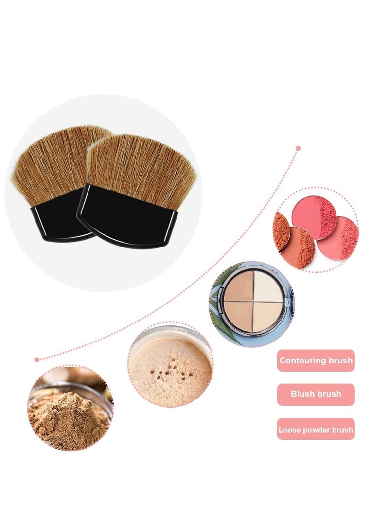 Y&D Diamond Painting Brush Tools 10 pcs - Soft Anti-Shedding Bristles Hair Wood short Handle Paint Set for Acrylic Watercolor Oil Painting, Sweep, Gesso - Image 3
