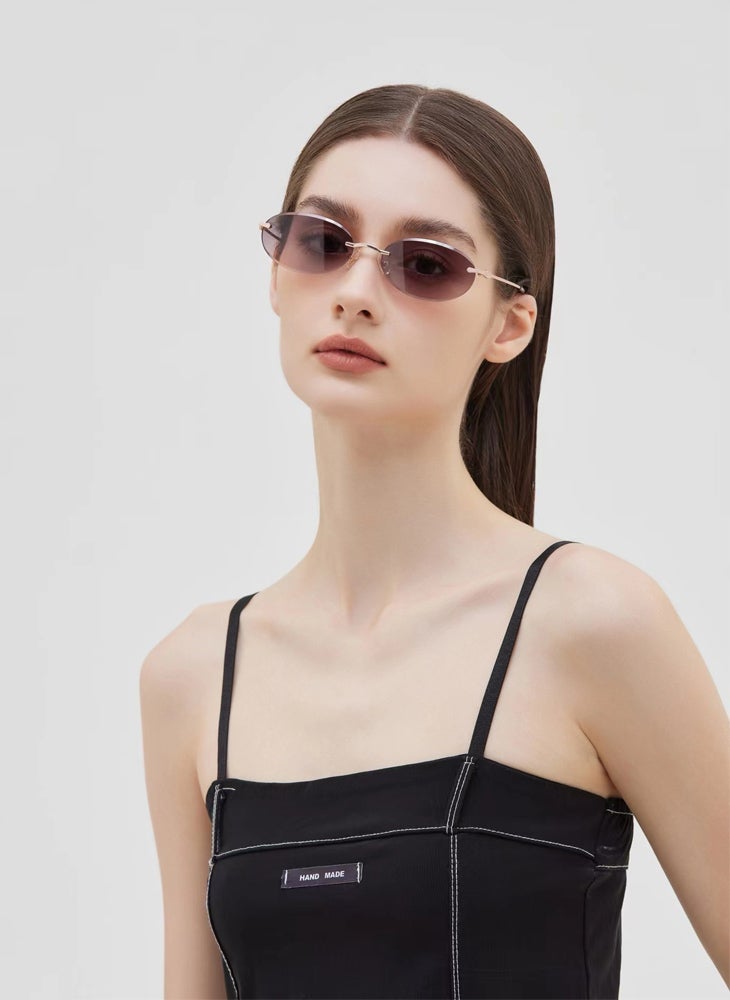 Chomel Fashion High-Definition Nylon Lens Sunglasses For Women's High-End Elegant Anti-Ultraviolet Anti-Blue Light - Image 5