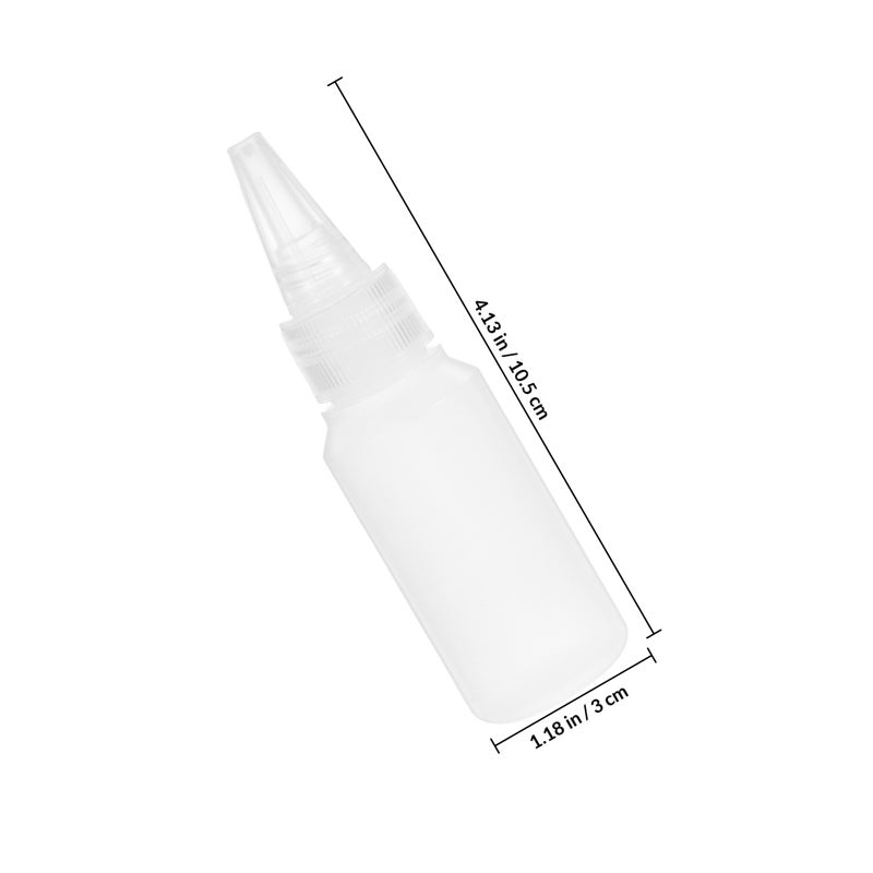 6pcs Squeeze Bottles Small Squeeze Bottles Bottles Applicator Mini Empty Bottle with Cap for Paint Art Crafts Liquids Lotion Glue 30ml - Image 2
