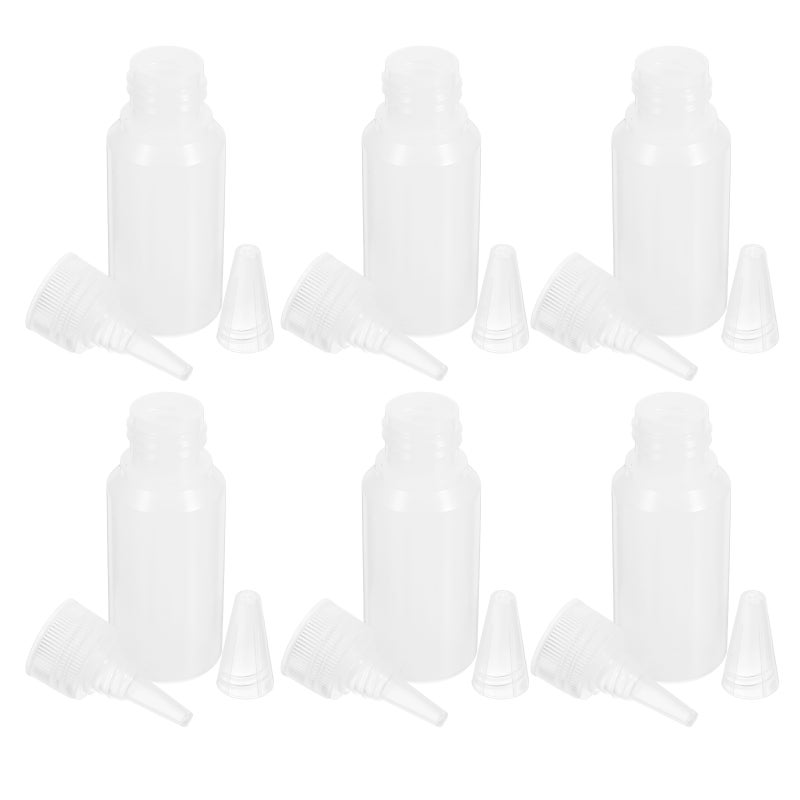 6pcs Squeeze Bottles Small Squeeze Bottles Bottles Applicator Mini Empty Bottle with Cap for Paint Art Crafts Liquids Lotion Glue 30ml - Image 5