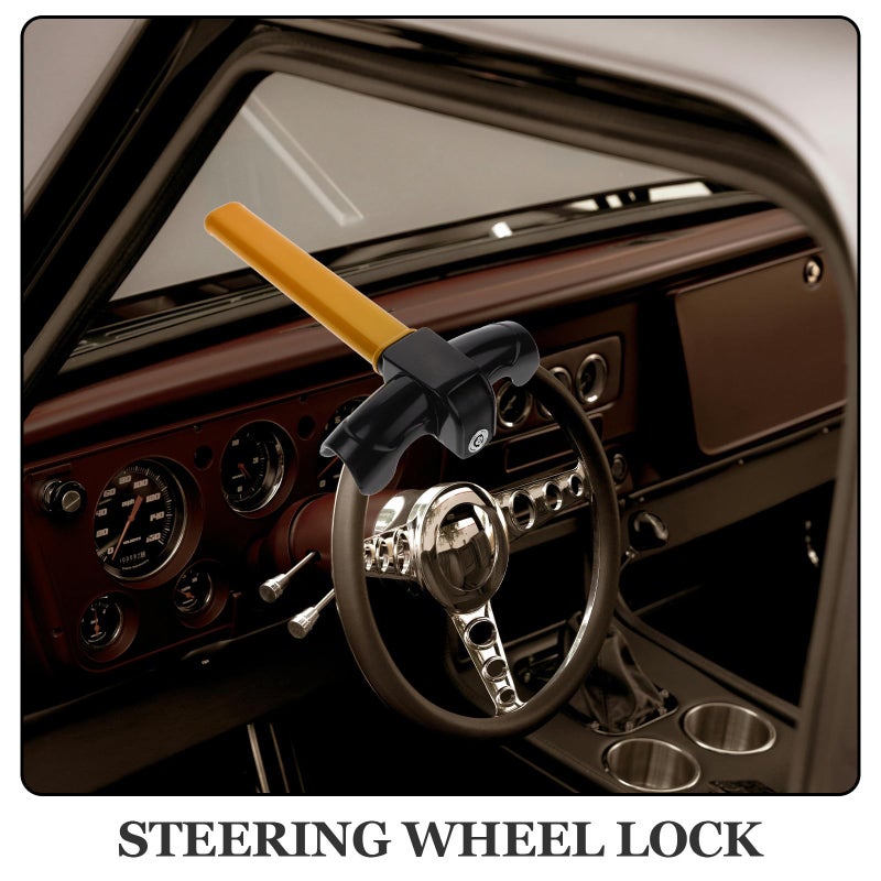 Universal Car Steering Wheel Lock Anti Theft Device for Vehicles Trucks and RVs - Image 4