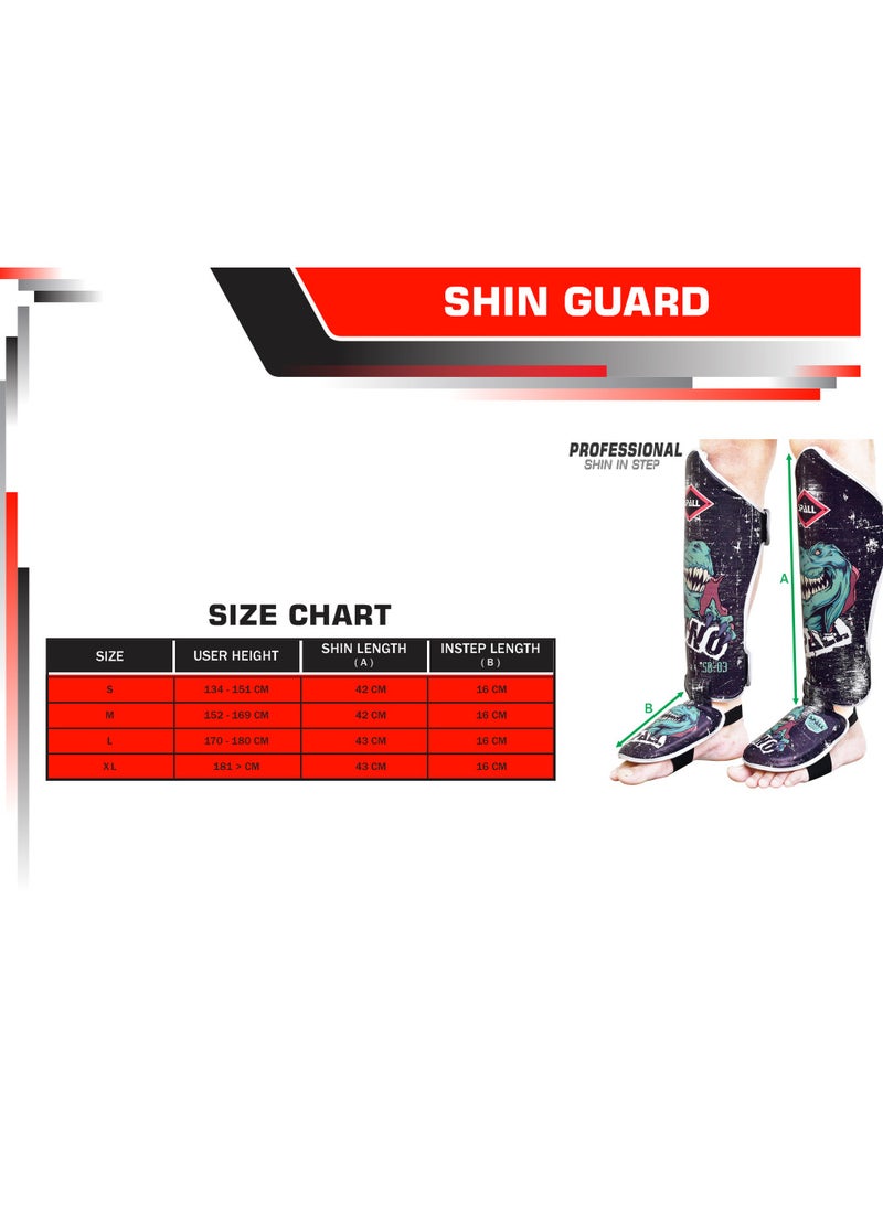 Spall Shin and Instep Guard for Taekwondo, Martial Arts, MMA Foot Protective Gear Protector for Sparring  - Image 3