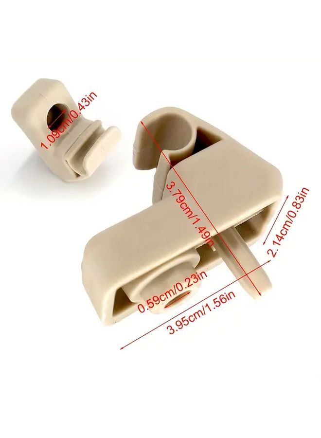 Sun Visor Bracket Clips for Car Sunshade Mounting - Image 3